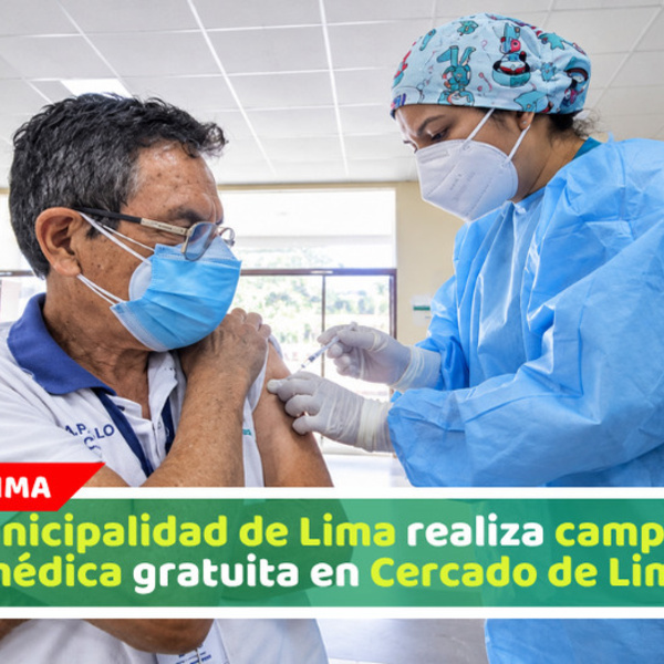 Municipalidad de Lima realiza campaña médica gratuita en Cercado de Lima
