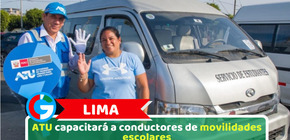 Lima: ATU capacitará a conductores de movilidades escolares