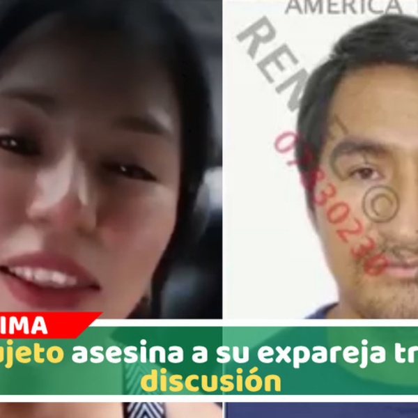 Sujeto asesina a su expareja tras discusión