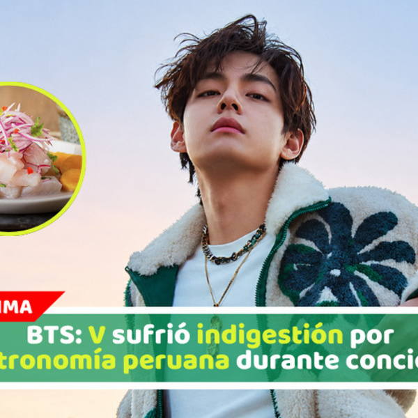 BTS: V sufrió indigestión por gastronomía peruana durante concierto