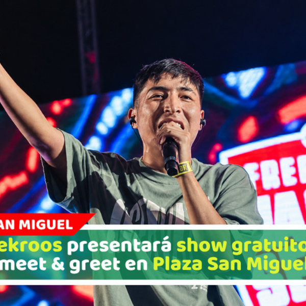 Nekroos presentará show gratuito y meet & greet en Plaza San Miguel
