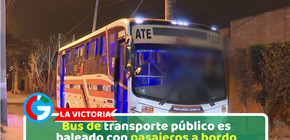 Bus de transporte público es baleado con pasajeros a bordo
