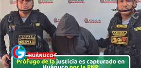 Prófugo de la justicia es capturado en Huánuco por la PNP