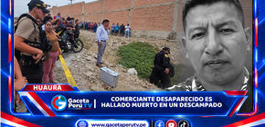 Comerciante desaparecido es hallado muerto en un descampado