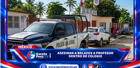 Asesinan a balazos a profesor dentro de colegio