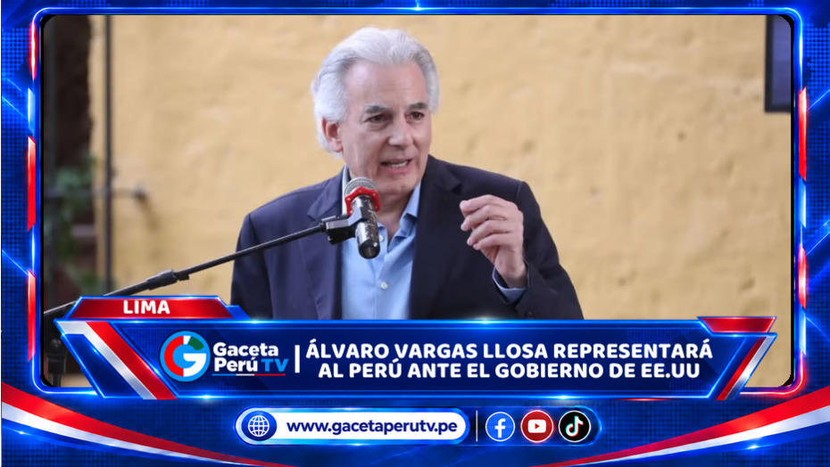 Álvaro Vargas Llosa es nombrado embajador del Perú en Estados Unidos