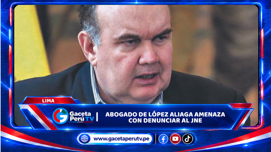 Lima: Abogado de López Aliaga amenaza con denunciar al JNE