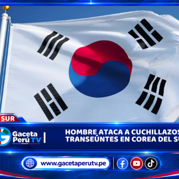 Hombre ataca a cuchillazos a transeúntes en Corea del Sur