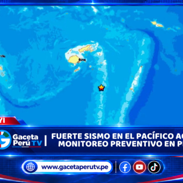 Sismo de magnitud 5.9 sacude el Pacífico cerca de Fiyi