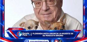 México: Florinda Meza anuncia la muerte de su mascota Bruno