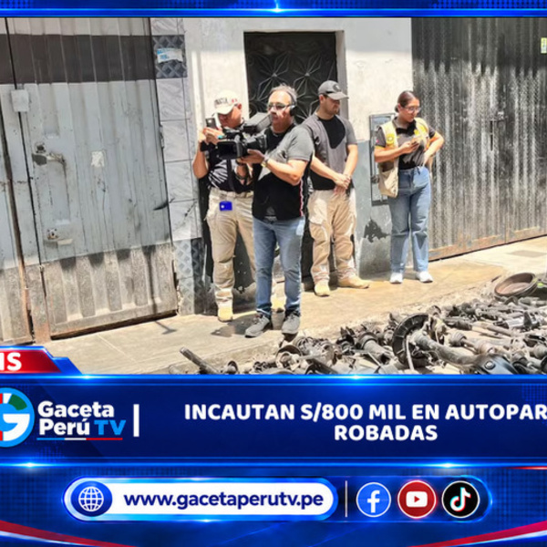 Incautan S/800 mil en autopartes robadas
