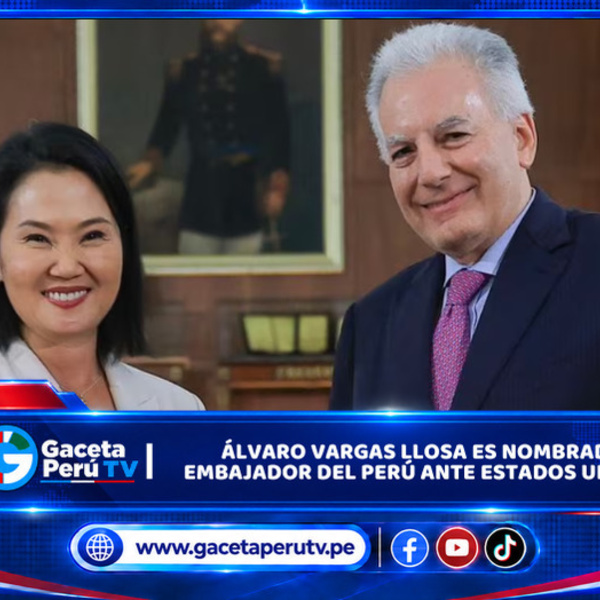 Álvaro Vargas Llosa es nombrado embajador del Perú ante Estados Unidos