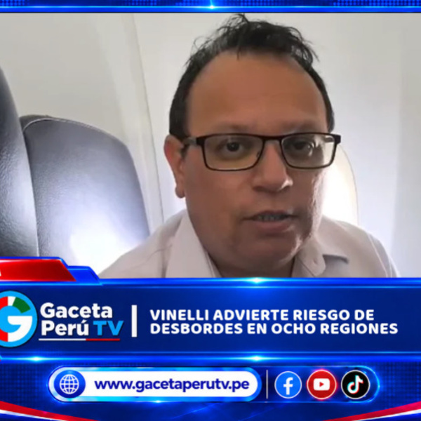 Lima: Vinelli advierte riesgo de desbordes en ocho regiones