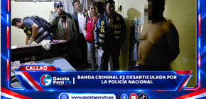 Banda criminal es desarticulada por la Policía Nacional