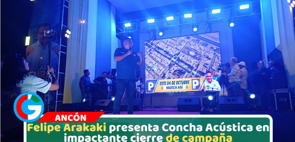 Felipe Arakaki presenta Concha Acústica en impactante cierre de campaña