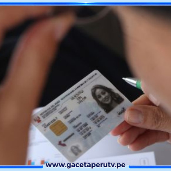 DNI electrónico gratis entregado por la Reniec