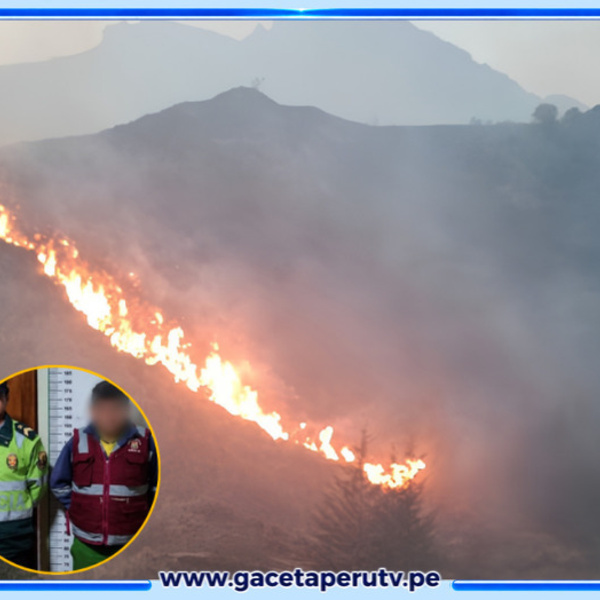 Trabajador municipal sería el responsable de provocar el incendio forestal