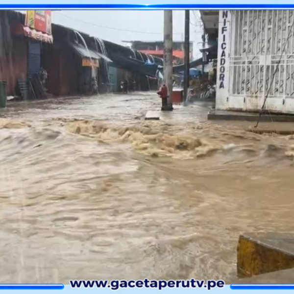 Piura: Chulucanas registra inundaciones y cierre del mercado modelo