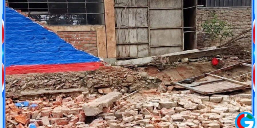 Muro de colegio se desploma en Villa El Salvador