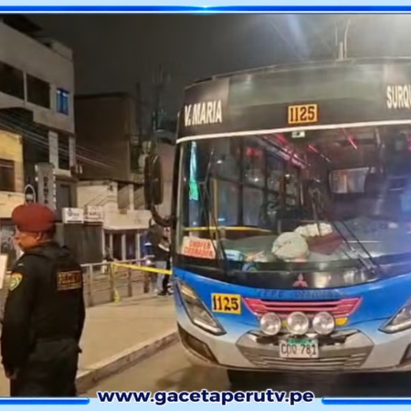 SJM: Balean a conductor de bus frente a su hijo