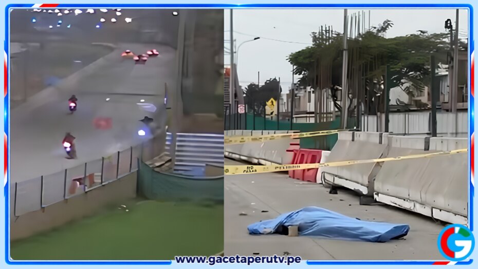 Joven motociclista fallece tras accidente en la Vía Expresa Sur