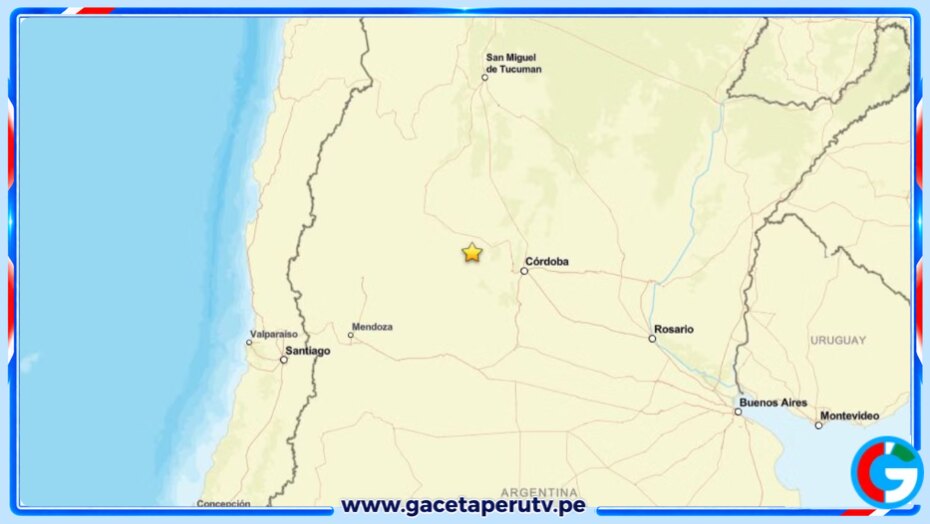 Se registró un sismo de 4.7 en Argentina