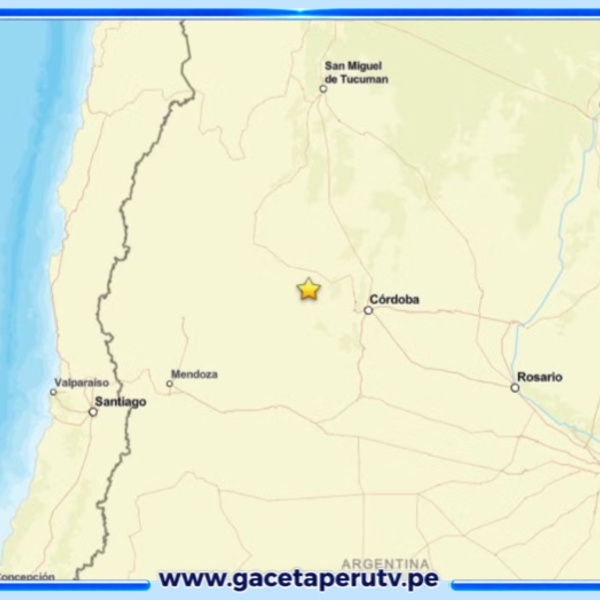 Se registró un sismo de 4.7 en Argentina