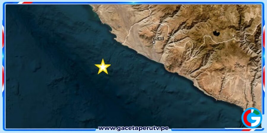 Ica: Temblor de magnitud 4.6 sacudió San Juan de Marcona