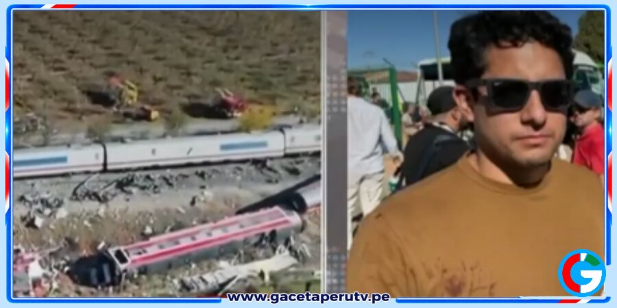 Peruano sobrevive a tragedia ferroviaria en España