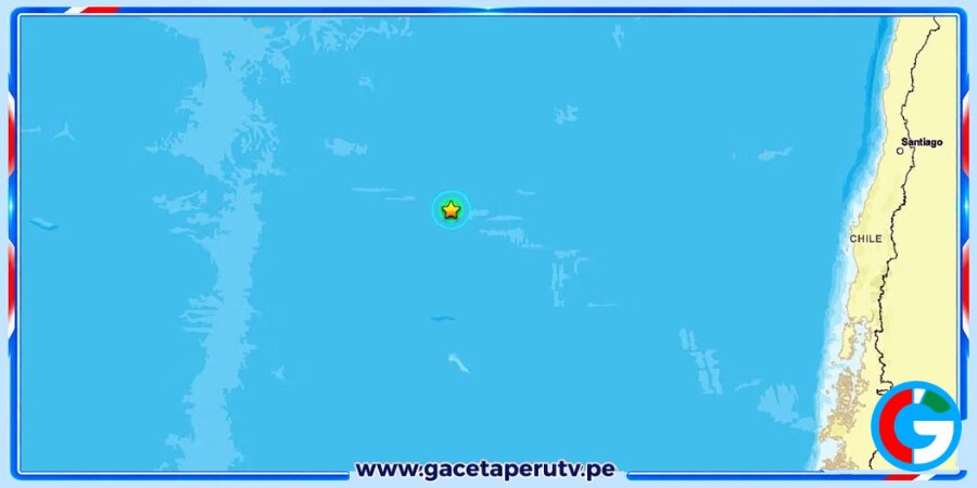Un sismo de 6.4 azotó el Pacífico sur este jueves