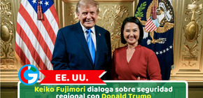 EE. UU.: Keiko Fujimori dialoga sobre seguridad regional con Donald Trump