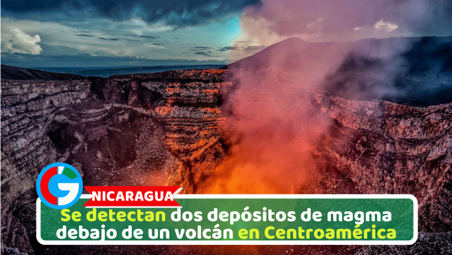 Se detectan dos depósitos de magma debajo de un volcán en Centroamérica