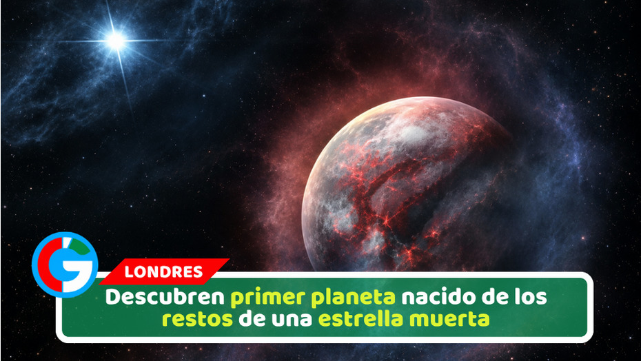 Descubren primer planeta nacido de los restos de una estrella muerta