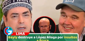 Bayly destruye a López Aliaga por insultos a Bruce