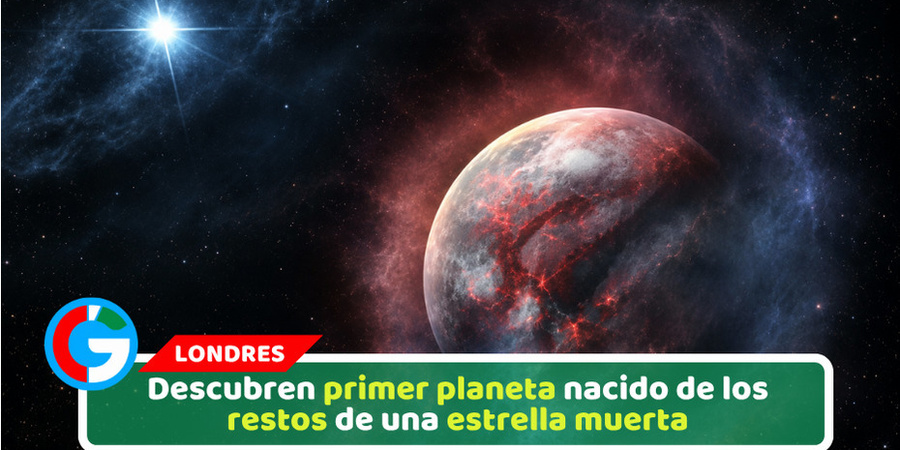 Descubren primer planeta nacido de los restos de una estrella muerta