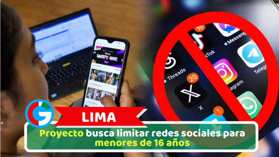 Lima: Proyecto busca limitar redes sociales para menores de 16 años