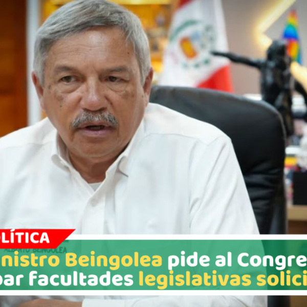 Beingolea cuestiona dictamen de Juntos por el Perú sobre facultades