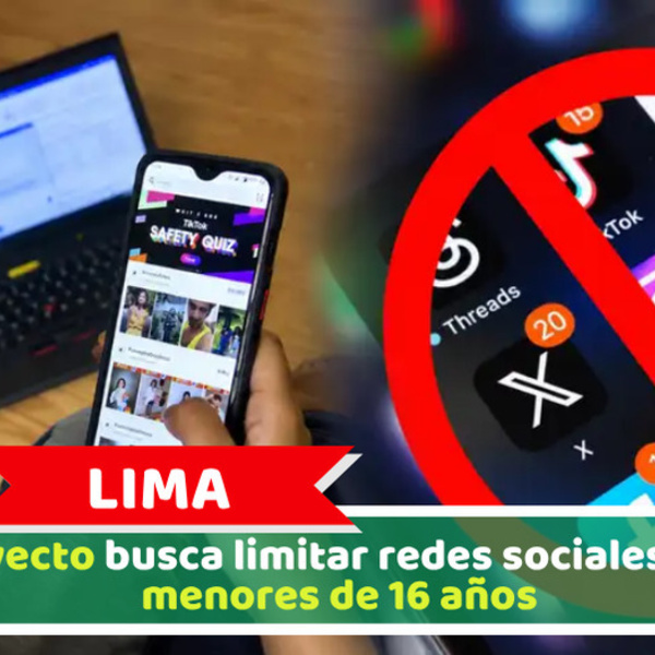 Lima: Proyecto busca limitar redes sociales para menores de 16 años