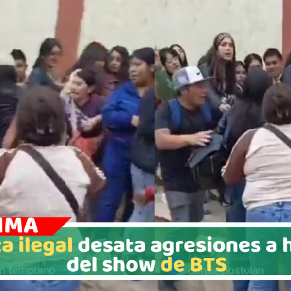 Venta ilegal desata agresiones a horas del show de BTS