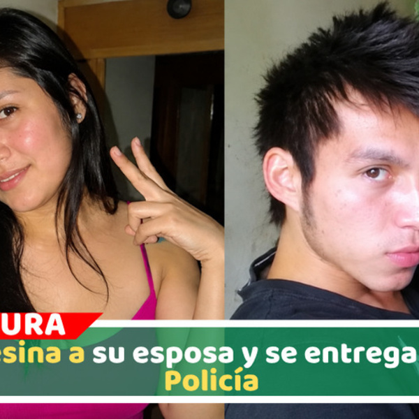Asesina a su esposa y se entrega a la Policía