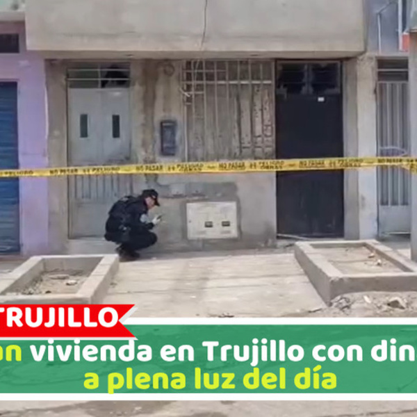 Atacan vivienda en Trujillo con dinamita a plena luz del día