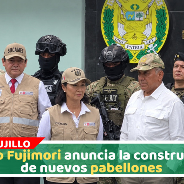 Keiko Fujimori anuncia la construcción de nuevos pabellones 