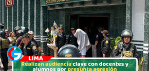 Realizan audiencia clave con docentes y alumnos por presunta agresión