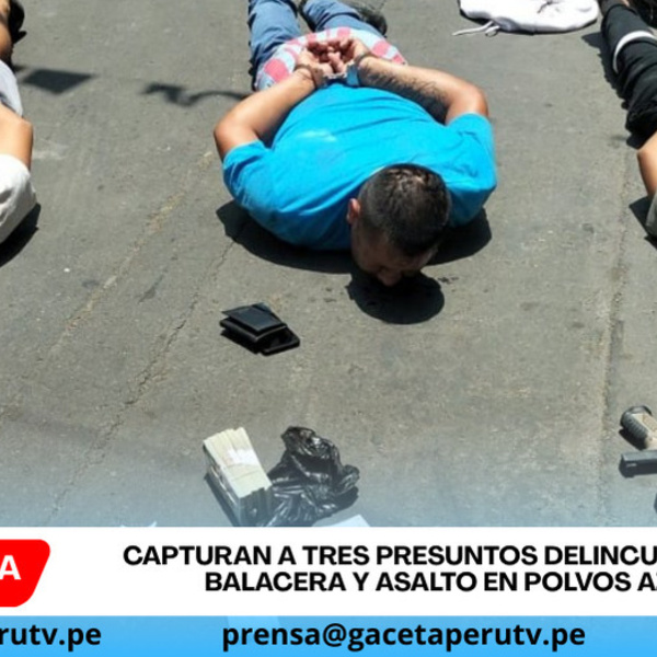 Capturan a tres presuntos delincuentes tras balacera y asalto en Polvos Azules