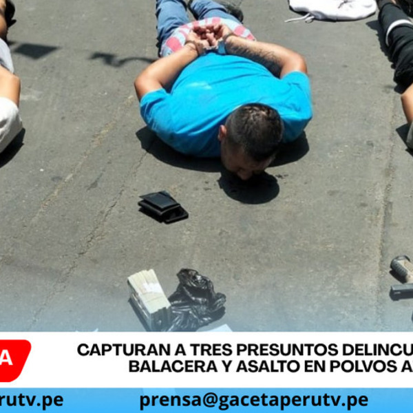 Capturan a tres presuntos delincuentes tras balacera y asalto en Polvos Azules