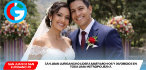 San Juan Lurigancho lidera matrimonios y divorcios en toda Lima Metropolitana