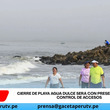 Cierre de playa Agua Dulce será con presencia policial y control de accesos