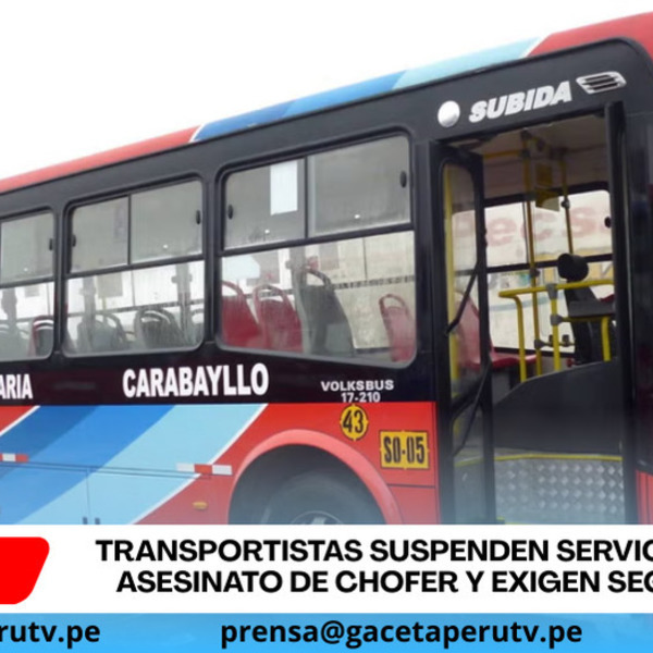 Transportistas suspenden servicios tras asesinato de chofer y exigen seguridad