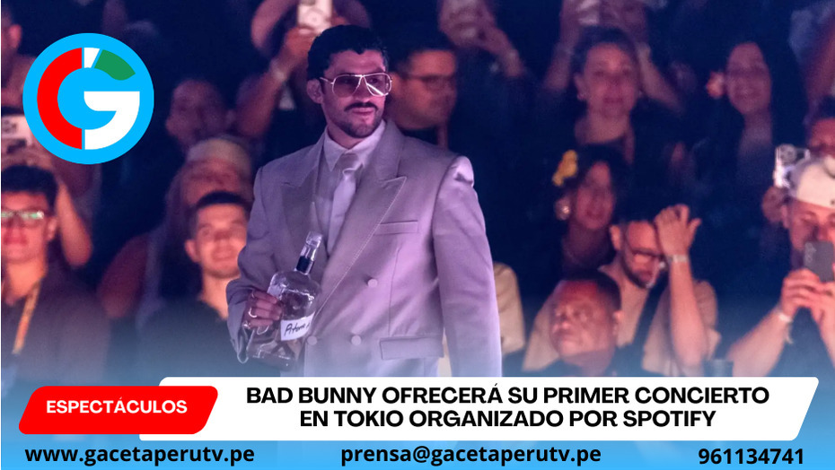 Bad Bunny ofrecerá su primer concierto histórico en Tokio organizado por Spotify