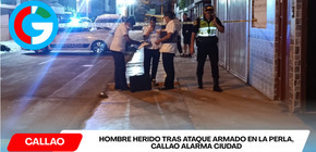 Hombre herido tras ataque armado en La Perla, Callao alarma ciudad